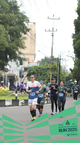Race photo from Mangkunegaran Run 2025