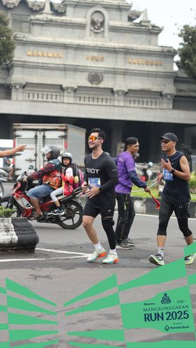Race photo from Mangkunegaran Run 2025