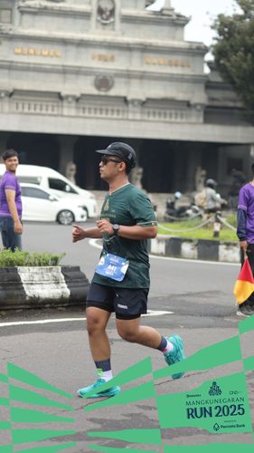 Race photo from Mangkunegaran Run 2025