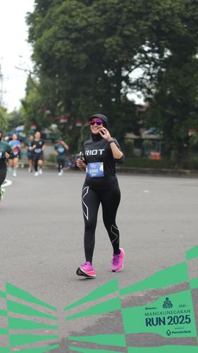 Race photo from Mangkunegaran Run 2025