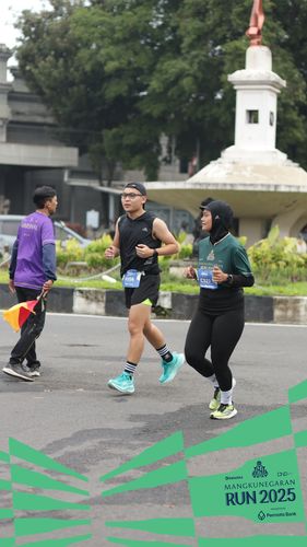 Race photo from Mangkunegaran Run 2025