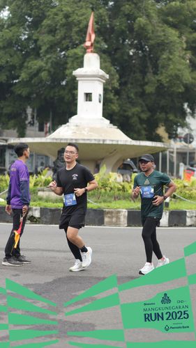 Race photo from Mangkunegaran Run 2025