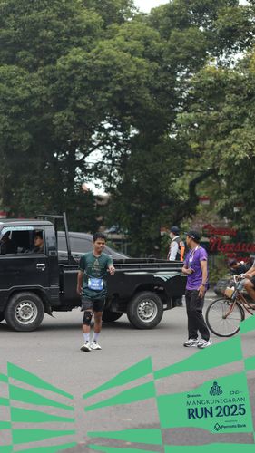 Race photo from Mangkunegaran Run 2025