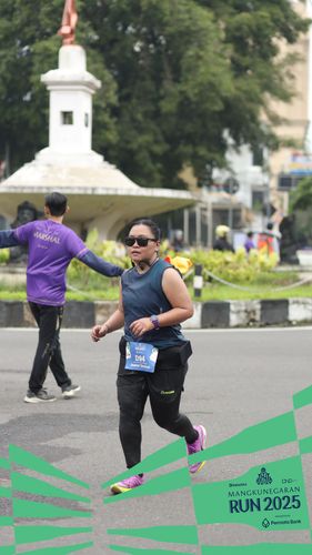 Race photo from Mangkunegaran Run 2025