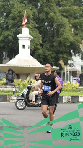 Race photo from Mangkunegaran Run 2025
