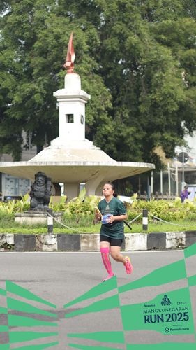 Race photo from Mangkunegaran Run 2025