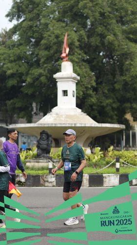Race photo from Mangkunegaran Run 2025