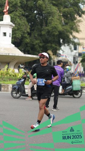Race photo from Mangkunegaran Run 2025