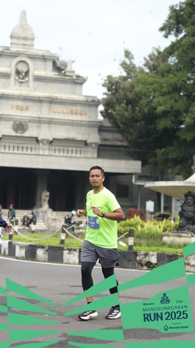 Race photo from Mangkunegaran Run 2025