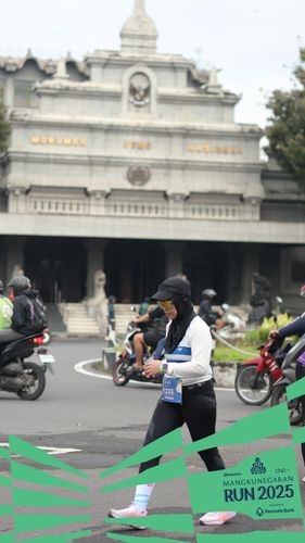 Race photo from Mangkunegaran Run 2025