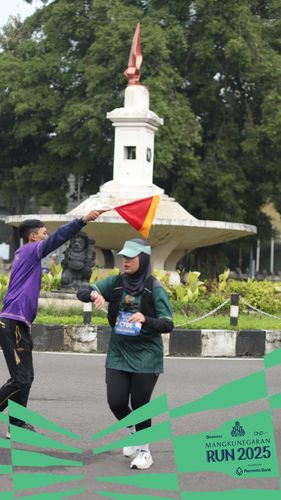 Race photo from Mangkunegaran Run 2025
