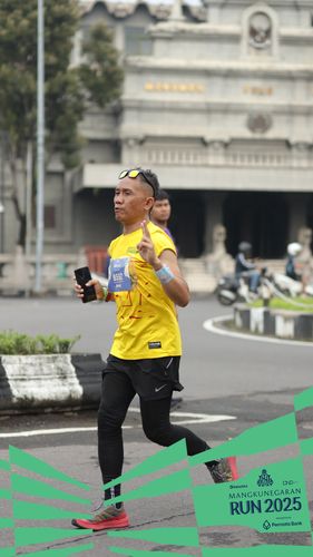 Race photo from Mangkunegaran Run 2025