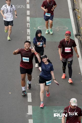 Race photo from Nu Skin Run 10K