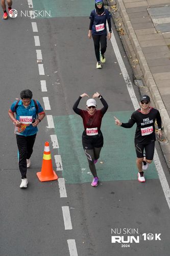 Race photo from Nu Skin Run 10K