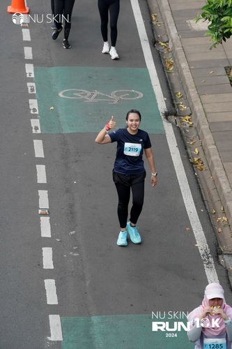 Race photo from Nu Skin Run 10K