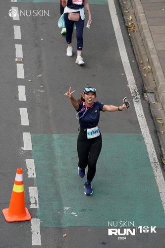 Race photo from Nu Skin Run 10K