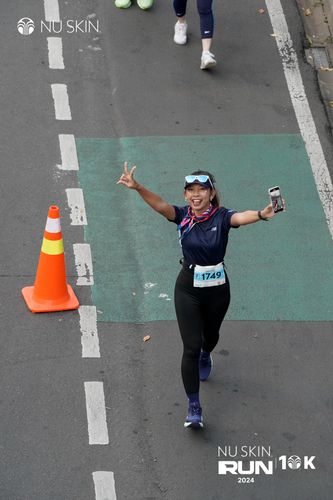 Race photo from Nu Skin Run 10K