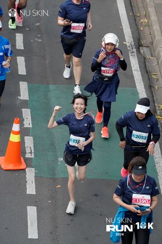 Race photo from Nu Skin Run 10K