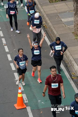 Race photo from Nu Skin Run 10K