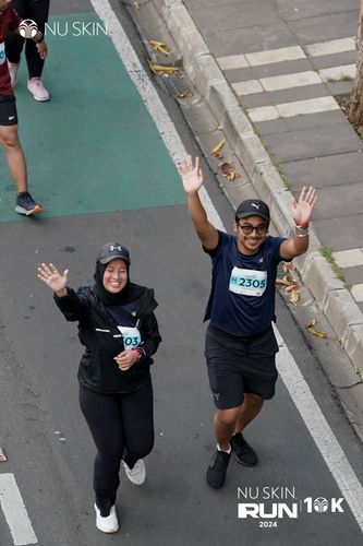 Race photo from Nu Skin Run 10K