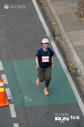 Race photo from Nu Skin Run 10K