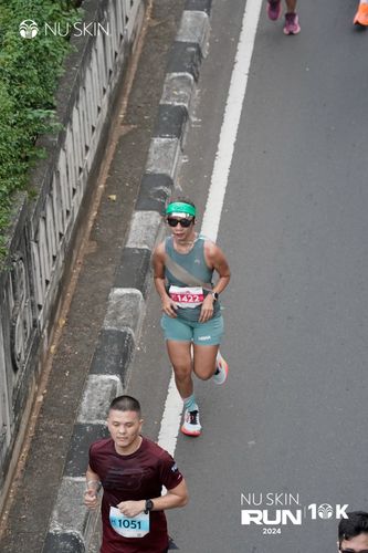 Race photo from Nu Skin Run 10K