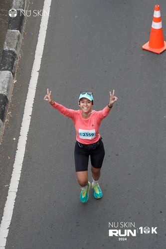 Race photo from Nu Skin Run 10K