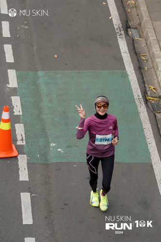 Race photo from Nu Skin Run 10K