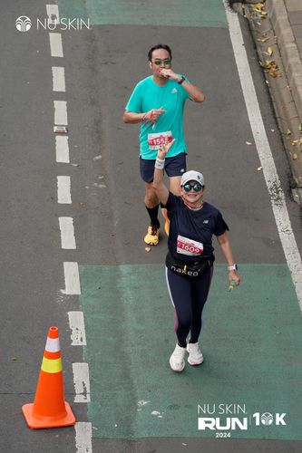 Race photo from Nu Skin Run 10K