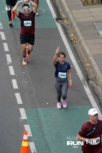 Race photo from Nu Skin Run 10K