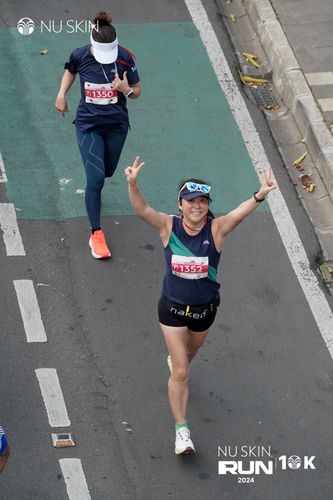 Race photo from Nu Skin Run 10K