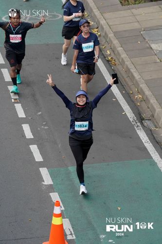 Race photo from Nu Skin Run 10K