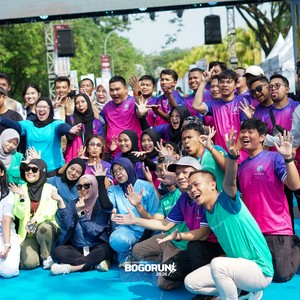 Race photo from BOGORUN 2026
