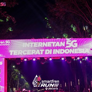 Race photo from SMARTFREN RUN 2026