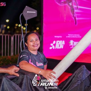 Race photo from SMARTFREN RUN 2026