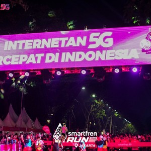 Race photo from SMARTFREN RUN 2026