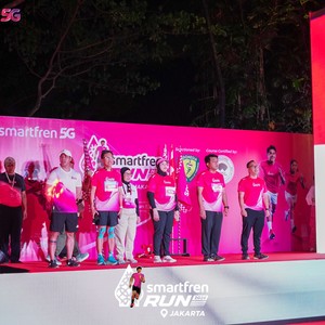 Race photo from SMARTFREN RUN 2026