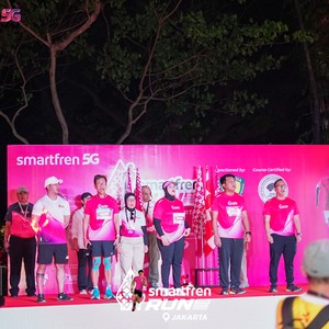 Race photo from SMARTFREN RUN 2026