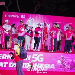 Race photo from SMARTFREN RUN 2026