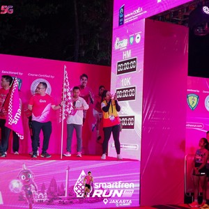 Race photo from SMARTFREN RUN 2026