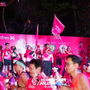 Race photo from SMARTFREN RUN 2026