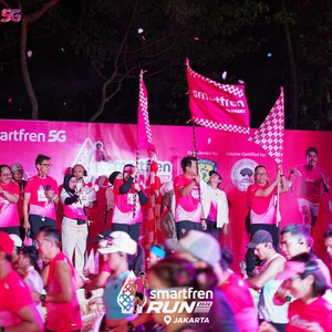 Race photo from SMARTFREN RUN 2026