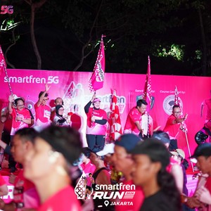 Race photo from SMARTFREN RUN 2026
