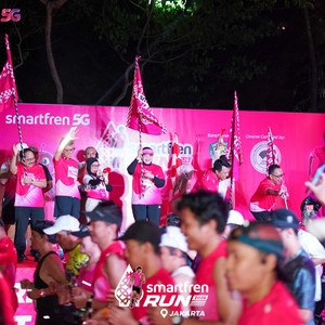Race photo from SMARTFREN RUN 2026