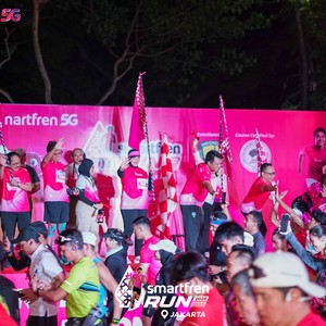 Race photo from SMARTFREN RUN 2026