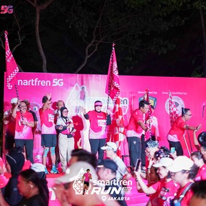 Race photo from SMARTFREN RUN 2026