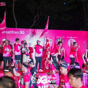 Race photo from SMARTFREN RUN 2026
