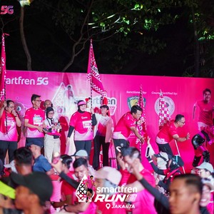 Race photo from SMARTFREN RUN 2026
