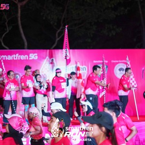 Race photo from SMARTFREN RUN 2026