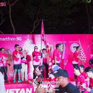 Race photo from SMARTFREN RUN 2026